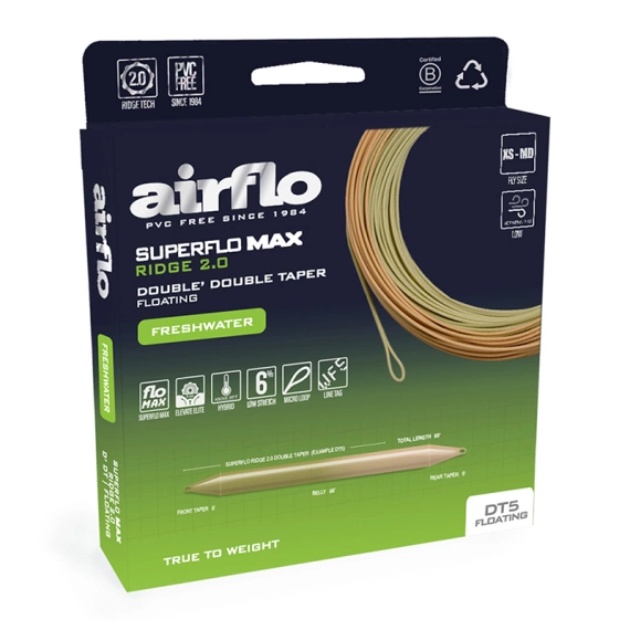 Soie Airflo Superflo Max Ridge 2.0 Tactical Taper Floating DT