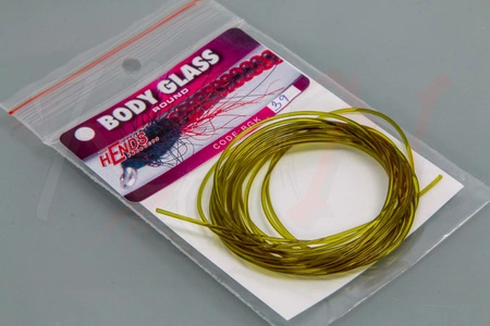 BODY GLASS ROUND - LIGHT OLIVE BGK-39